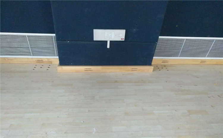 指接板木地板籃球館主輔龍骨結構